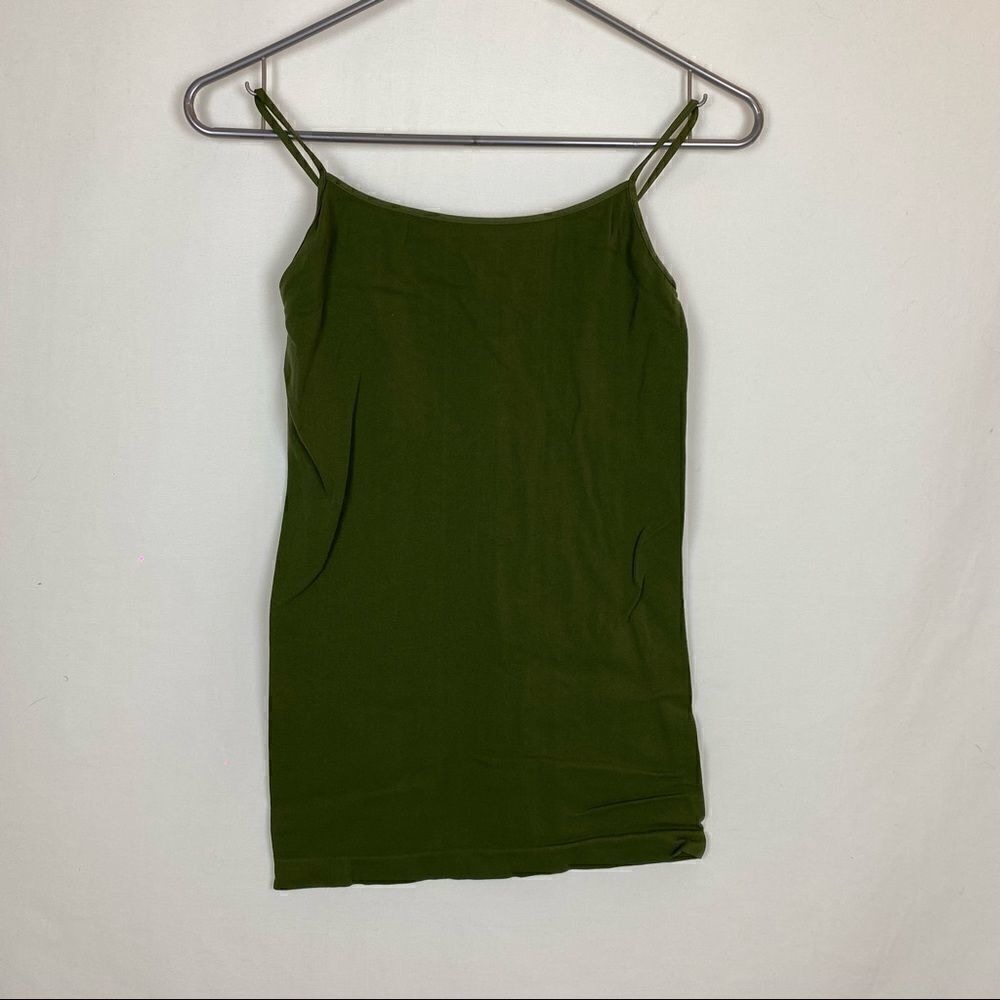 Stretchy green tank  